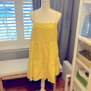 Wild Fable yellow babydoll dress NWT